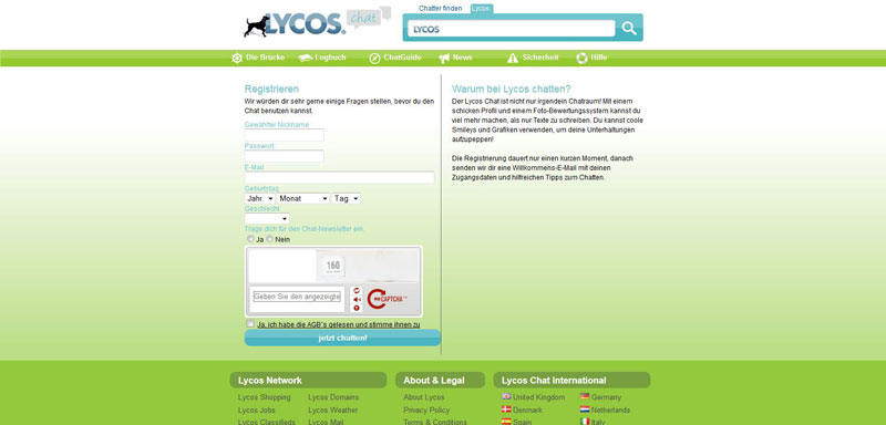 Lycos Chat Anmeldung
