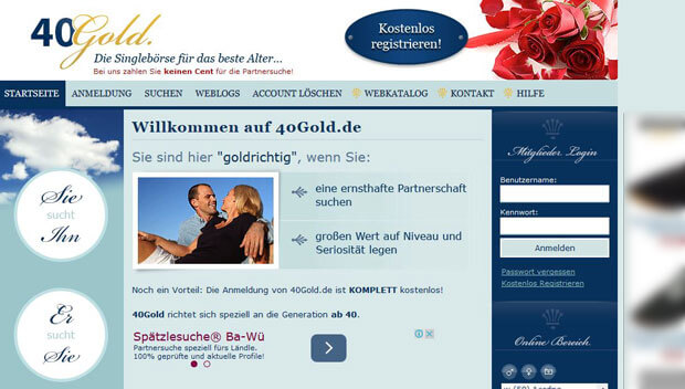 Online-partnervermittlung 50plus