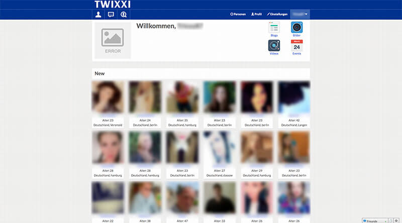 Twixxi-Mitgliederbereich