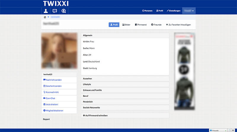 Twixxi-Profil
